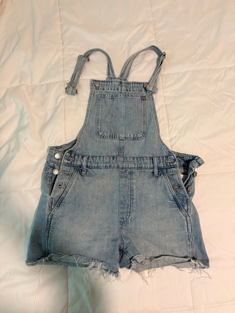 Madewell Light Blue Denim Overalls - Small